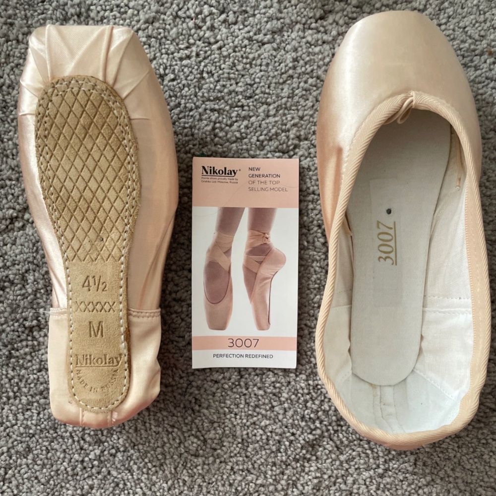 Nikolay (Grishko) 3007 Pointe Shoes 4.5 5X